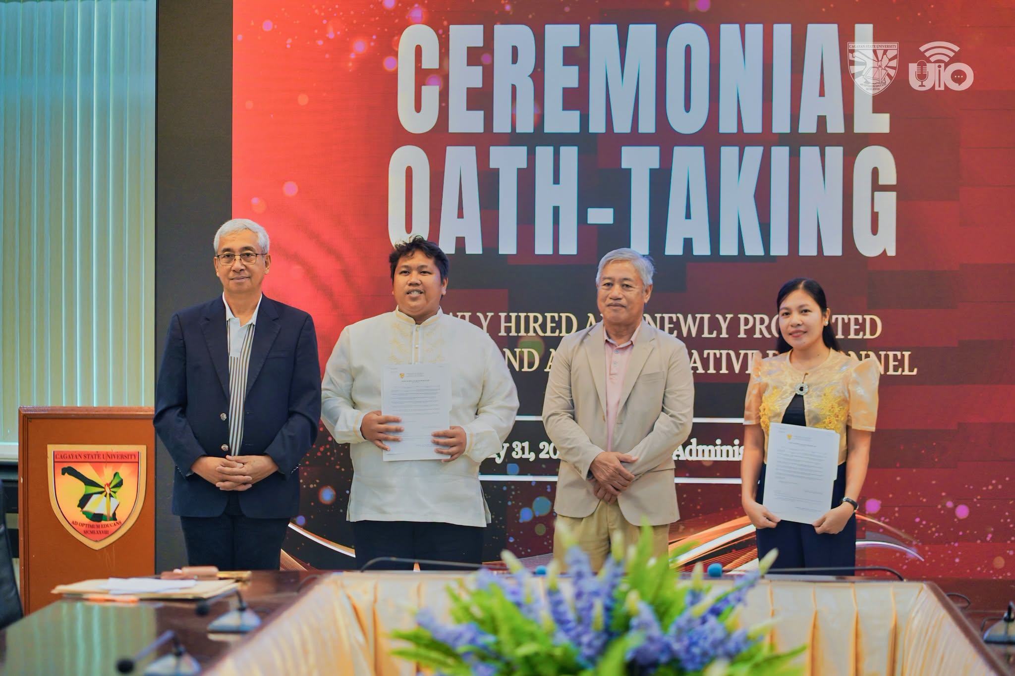 OIC PRESIDENT IBAÑEZ ADMINISTERS OATH TO 89 NEWLY HIRED AND PROMOTED CSU EMPLOYEES photo 31